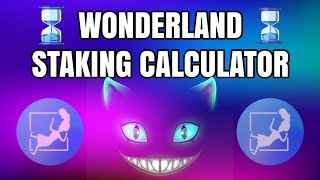 Wonderland TIME staking calculator portfolio tracker walkthrough [upl. by May]