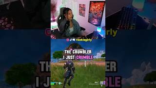 Crumble Queen 👑💀 fortnite fortniteclips fortnitefunny fornitefail girlgamer gamer twitch [upl. by Rettuc]