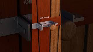 Simple manual door latch shorts [upl. by Murielle833]