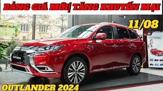 ✅ Khuyến mại mới Mitsubishi Outlander 2024 ngày 1108 Bảng giá và lăn bánh chi tiết [upl. by Bilow232]