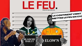 Blanche Bailly  Le Feu Ft Elown  Le continent vient mettre le feu en CIV  by TherealMTN [upl. by Ailam]