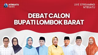 🔴LIVE STREAMING  Debat Calon Bupati Lombok Barat [upl. by Aiht]