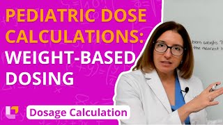 Weight Based Dosing Pediatric Dosage Calculation for Nursing Students  LevelUpRN [upl. by Yeznil]