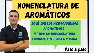 NOMENCLATURA DE HIDROCARBUROS AROMATICOS NOMENCLATURA ORTO META Y PARA COMO SE NOMBRAN LOS AROM [upl. by Judah]