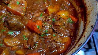 BEEF STEW is the perfect comfort food that taste even better the next day  One Pot Beef Stew Recipe [upl. by Eile]