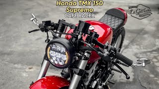 CAFE RACER  Honda TMX 150 Supremo Custom  Honda GL150 by La Garahe Motorcycles [upl. by Digdirb723]