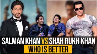 Salman khan Vs Shah Rukh Khan Who Is Better   RealTalk Clips [upl. by Itirp20]