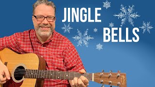 Jingle Bells Guitar Lesson  EASY and FUN [upl. by Tice466]