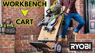 The ULTIMATE 2IN1  RYOBI SPEED BENCH Mobile Workstation [upl. by Llerret]