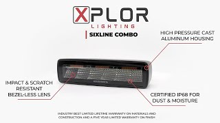 Go Rhino XPLOR Lighting  SIXLINE COMBO [upl. by Ahsuatal]