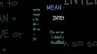 MEAN with TO or ING  GERUNDS and INFINITIVES  Short English grammar lesson [upl. by Florence]