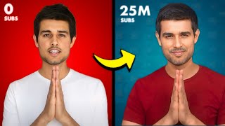 Reality of my YouTube Career  How I went from 0 to 25 Million  Dhruv Rathee [upl. by Alida]