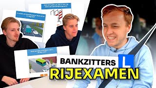 DE BANKZITTERS DOEN RIJEXAMEN [upl. by Zulema197]