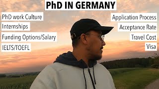 PHD in GERMANY in Hindi  EUROPE  Everything You Need To Know Before Starting The Application [upl. by Neddie]