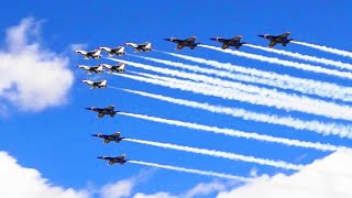 Blue Angels and Thunderbirds SUPER DELTA 2 28 23 [upl. by Bac]