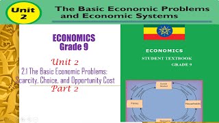 Grade 9 Economics Unit 2 Part 2 9ኛ ክፍል ኢኮኖሚክስ ትምህርት [upl. by Jennica]