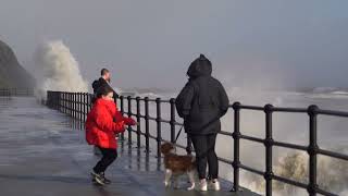 Storm Eunice in Folkestone [upl. by Gorlicki370]