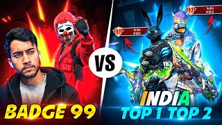 TOP INDIAS SHOTGUN M1014 LEGENDS VS BADGE99 🔥 Intense Match [upl. by Gualtiero]