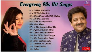 Best Of Alka Yagnik And Udit Narayan Songs  Evergreen 90s Romantic Songs bollywood 90severgreen [upl. by Lopez816]