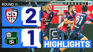 CAGLIARISASSUOLO 21  HIGHLIGHTS  Cagliari have done it again  Serie A 202324 [upl. by Carlina]