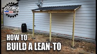 How To Build A Lean To On An Existing Building [upl. by Cyma]