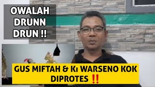 GUS MIFTAH DIPROTES SOAL WAYANG JENGGOT ‼️KADRUNN PANCEN PEKKOKK CLUK ‼️ [upl. by Winson]