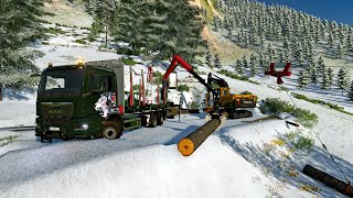 FS22  Map Erlengrat 002 🇩🇪 🚧🌲  Forestry Farming and Construction  4K [upl. by Attenyw]