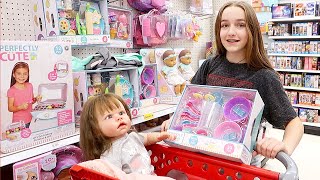 Shopping with My Reborn Toddler Her First Outing and Shopping Haul [upl. by Acirahs]