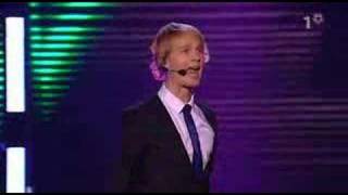 Melodifestivalen 2008  Björn Gustafsson läser en dikt [upl. by Karlan]