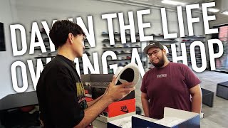 Day In The Life Owning a Sneaker Shop Free Shoes amp Buying Steals [upl. by Nahguav]