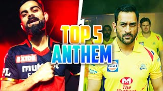 Top 5 Best IPL Team Anthems  WhistlePodu Playbold [upl. by Ambrogio885]