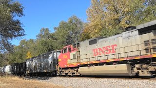 BNSF 6178 Leads a Freight Colona IL 11124 [upl. by Anah705]