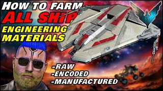 🎁 Elite Dangerous The Fastest Way to Farm All Ship Engineering Materials  Raw Encoded Manufactured [upl. by Manno]