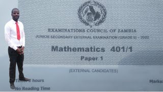 Full Grade 9 Mathematics external paper 1 2022 [upl. by Fink]