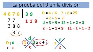 DIVISION DE 3 CIFRAS CON LA EXCLUSION DEL NUEVE EJ 2 [upl. by Steinke]