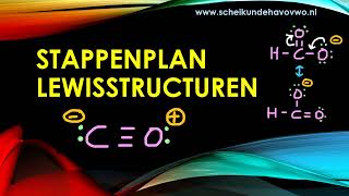 stappenplan lewisstructuur tekenen [upl. by Sharity]