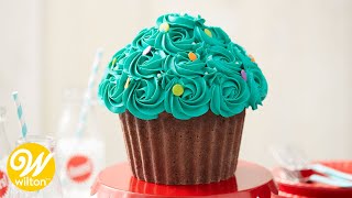 How to Make a Giant Cupcake Cake [upl. by Eemak]