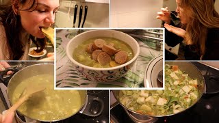 Vegetarische erwtensoep Snert maken met Nienke [upl. by Llednov]