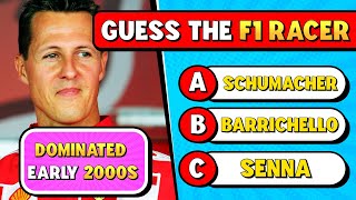 🏁 Guess the F1 Racer Can You Identify These Legendary Drivers Ultimate F1 Quiz 🏎️ [upl. by Htehpaj]