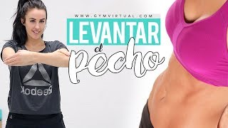 Rutina de ejercicios localizados para levantar pecho  GymVirtual [upl. by Irehj]