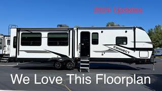 Sweet Floorplan 5th Wheel Design 2024 KZ Connect 313MK [upl. by Mace]