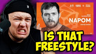 CHEZAME Reacts  NaPoM 🇺🇸  GRAND BEATBOX BATTLE 2023 WORLD LEAGUE  Solo Elimination [upl. by Anomer538]