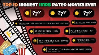 Top 10 HighestRated Hollywood Movies on IMDb A Cinematic Journey Through the Best Films Ever 🎥🍿 [upl. by Htrowslle]