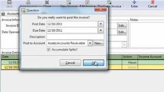 How to record Sales Invoices in GnuCash [upl. by Natale]