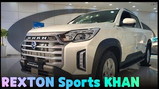 The New Rexton SPORTS KHAN 2022 Exterior First LookBIGGEST pickup truck [upl. by Li291]