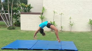 How to Do a Back Handspring For Beginners [upl. by Beret]