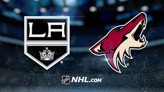 Muzzins late PPG pushes Kings past Coyotes 32 [upl. by Htederem]