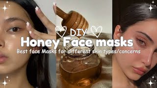 DIY best honey face mask recipes  your skins new best friend [upl. by Schuman]