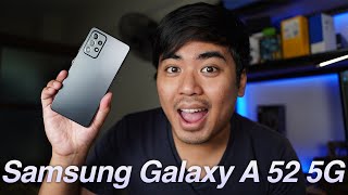 Samsung Galaxy A52 5G Philippines Unboxing and Quick Review [upl. by Iliam]