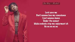 JoeBoy  My Alcohol Lyrics [upl. by Natascha]